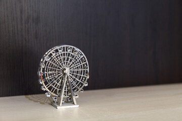 toy ferris wheel closeup toy