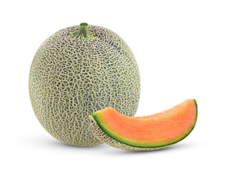 Melon isolated on transparent png