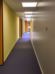 corridor in the hotel