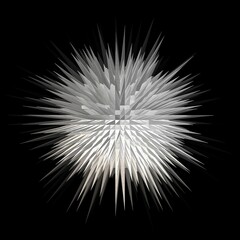 Sunburst wavy geometric background design. 