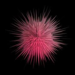 Fototapeta premium Sunburst wavy geometric background design. 