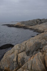 Rocky landscape near Marstrand, Sweden