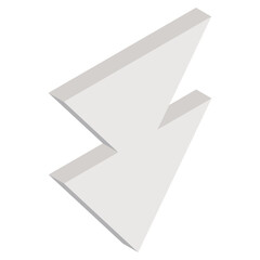 Editable isometric design of navigation arrows