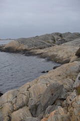 Rocky landscape near Marstrand, Sweden