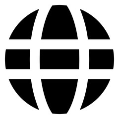 Icon Earth With Style Glyph