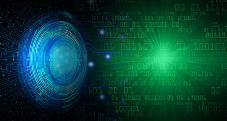 eye cyber circuit future technology concept background