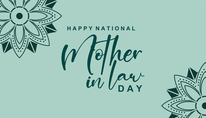 National Mother in Law Day, celebration