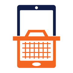 phone shop online logo Icon Illustration Brand Identity