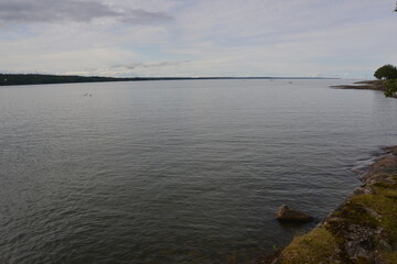 lake in Bohuslan (Öresjö Badplats in Sweden)