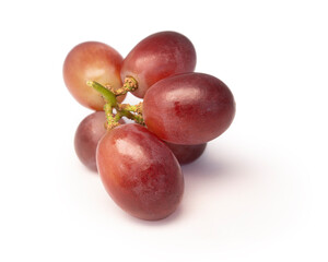 Group of red grape seedless fruit .