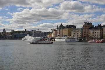 Naklejka premium The city of Stockholm in Sweden