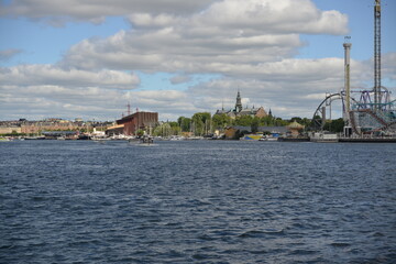 Fototapeta na wymiar View of Djurgården in Stockholm, Sweden