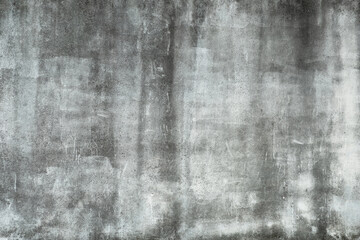 Burnt cement texture. Gray background.