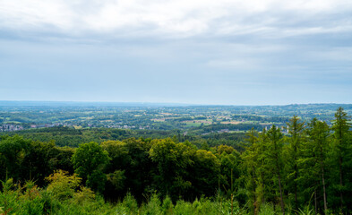 Fototapeta na wymiar Panoramic view of Moresnet, Belgium 