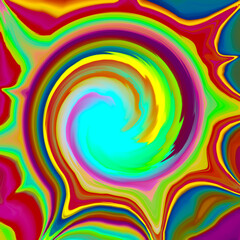 Fototapeta na wymiar rainbow sea shell abstract background