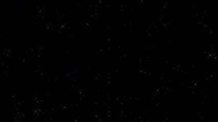 3D animation vertical video beautiful twinkling dots glowing bright light energy 4K smooth waves glittering light effect,black background - Powered by Adobe