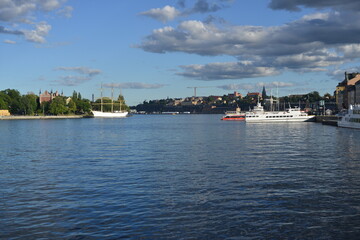 Fototapeta premium View of Stockholm from the water