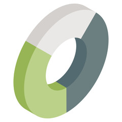 Premium download icon of pie chart