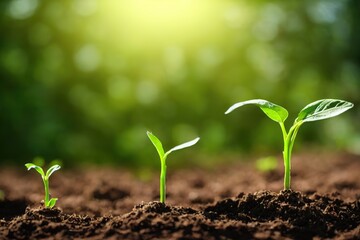 Concept of growing plants