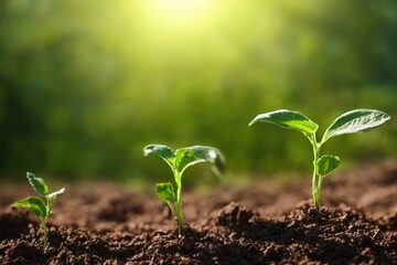 Concept of growing plants