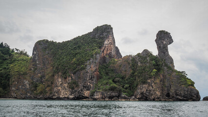 Fototapeta na wymiar The islands of Krabi Province in Thailand