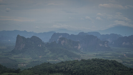 Fototapeta premium The scenic landscape of Krabi Province in Thailand