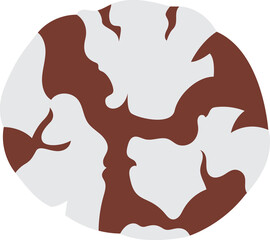 chocolate crinkle cookie baked sweet bakery clipart