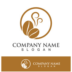 coffee bean icon drink logo images