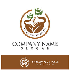 coffee bean icon drink logo images