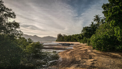 The scenic landscape of Krabi Province in Thailand