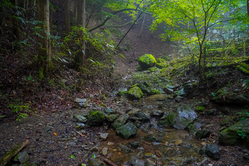 Akuba touge, Mount Mitake ,Nabewari, Okutama, Tokyo, Japan