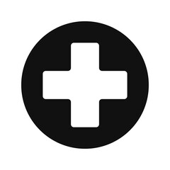 Swiss Cross Squircle Corners Circle Icon