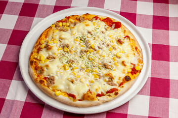 ツナマヨコーンのピッツァ