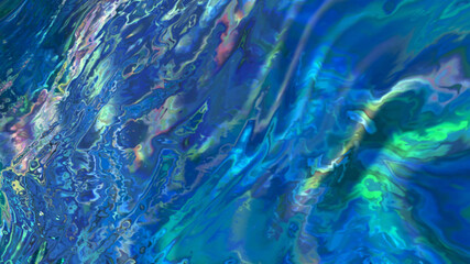Fototapeta na wymiar Abstract textured multicolored neon liquid background