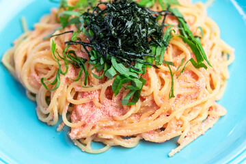 明太子のパスタ
