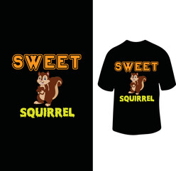 Sweet Squirrel t shirt design