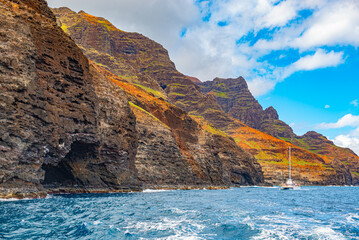 The Napali Coast of Kauai, Hawaii.