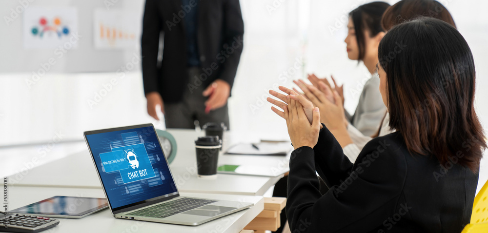 Poster chatbot software application for modish online business that automatically reply to customer questio
