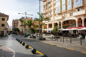 Ceuta Traditional Architecture in a Spanish Enclave in Africa. Ceuta Shares a Border with Morocco....
