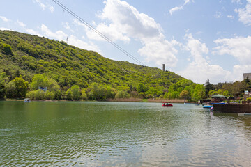 View of the famous 