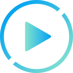 Play button ui icon 