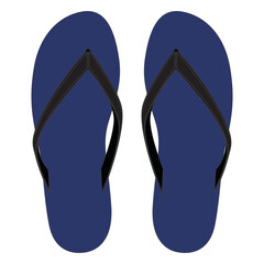 Pair of Summer Flip Flop Mockup Sandals