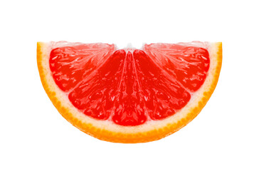 grapefruit slice on transparent png