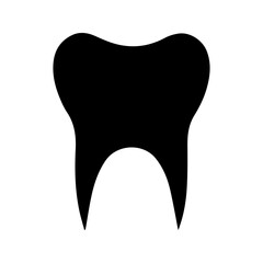 Tooth icon isolated on background