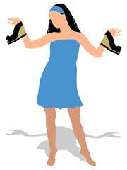 Beautiful young woman