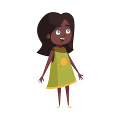 Girl Cartoon Illustration