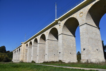 most, wiadukt, akwedukt, przęsłą, filary, kamienny,  kolejowy, Boleslawiec, Dolny Slask,  © Albin Marciniak
