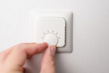 Heizkörperthermostat ausgestellt Energie sparen