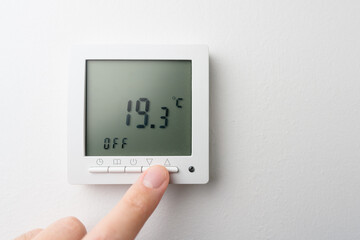 Smart Home Heizk&ouml;rperthermostate Thermostat auf 19 Grad 