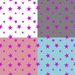 background with stars, Seamless broken heart pattern, Love concept. Design for wrapping paper, background, card, coupons, banner, Used to decorate the festival.